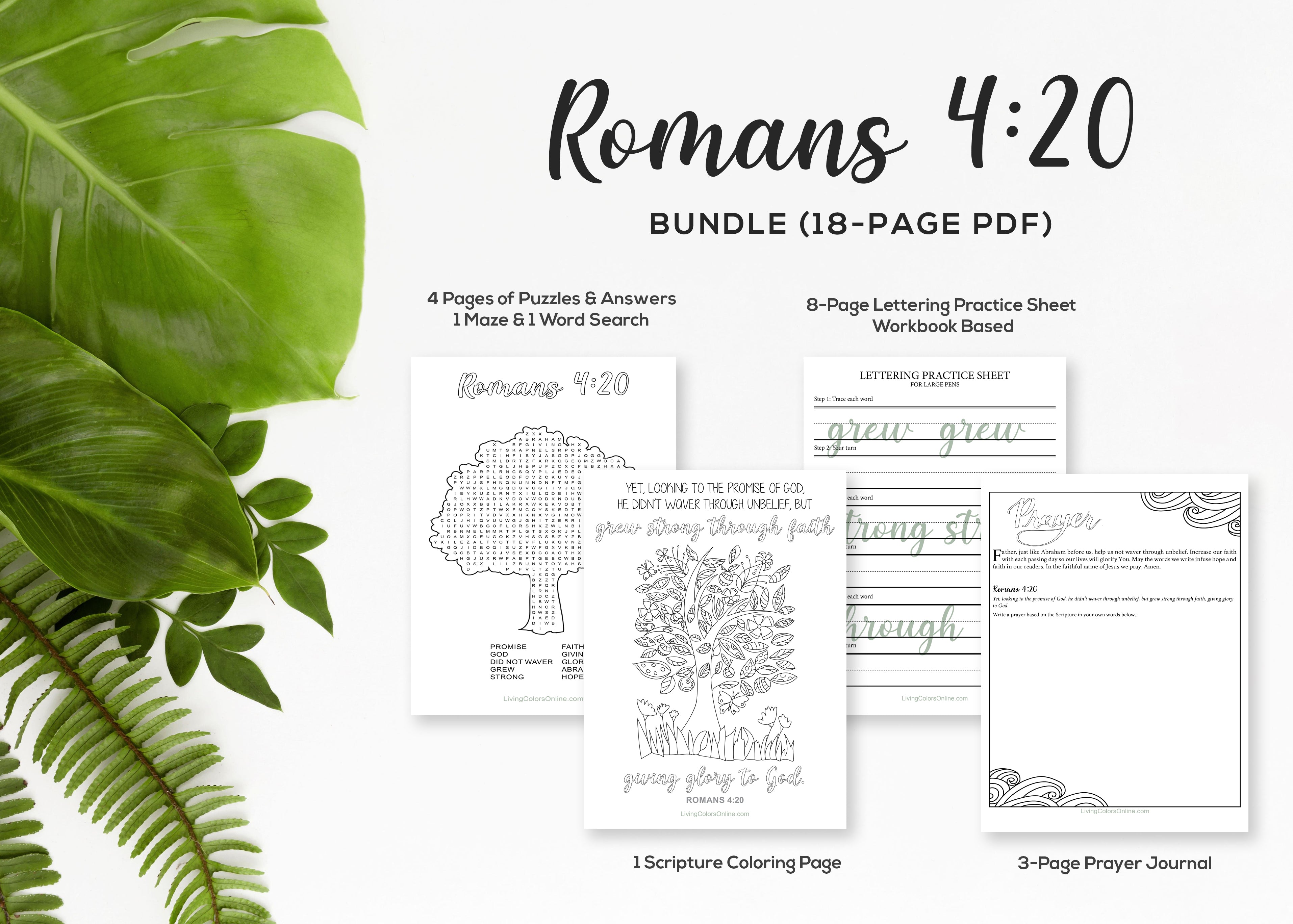 Scripture Printable Bundle 23 Romans 4 20 Book Marketing Shop scripture-printable-bundle-23-romans-4-20-book-marketing-shop
