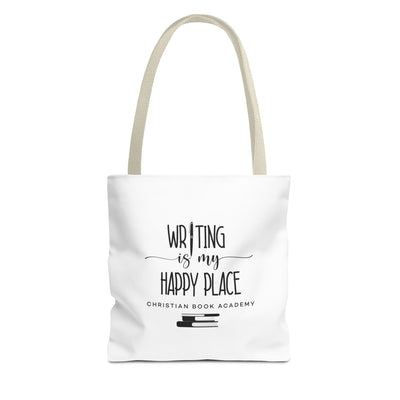 Writing is My Happy Place Tote Bag