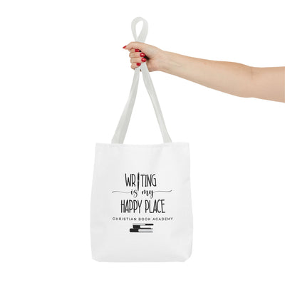 Writing is My Happy Place Tote Bag