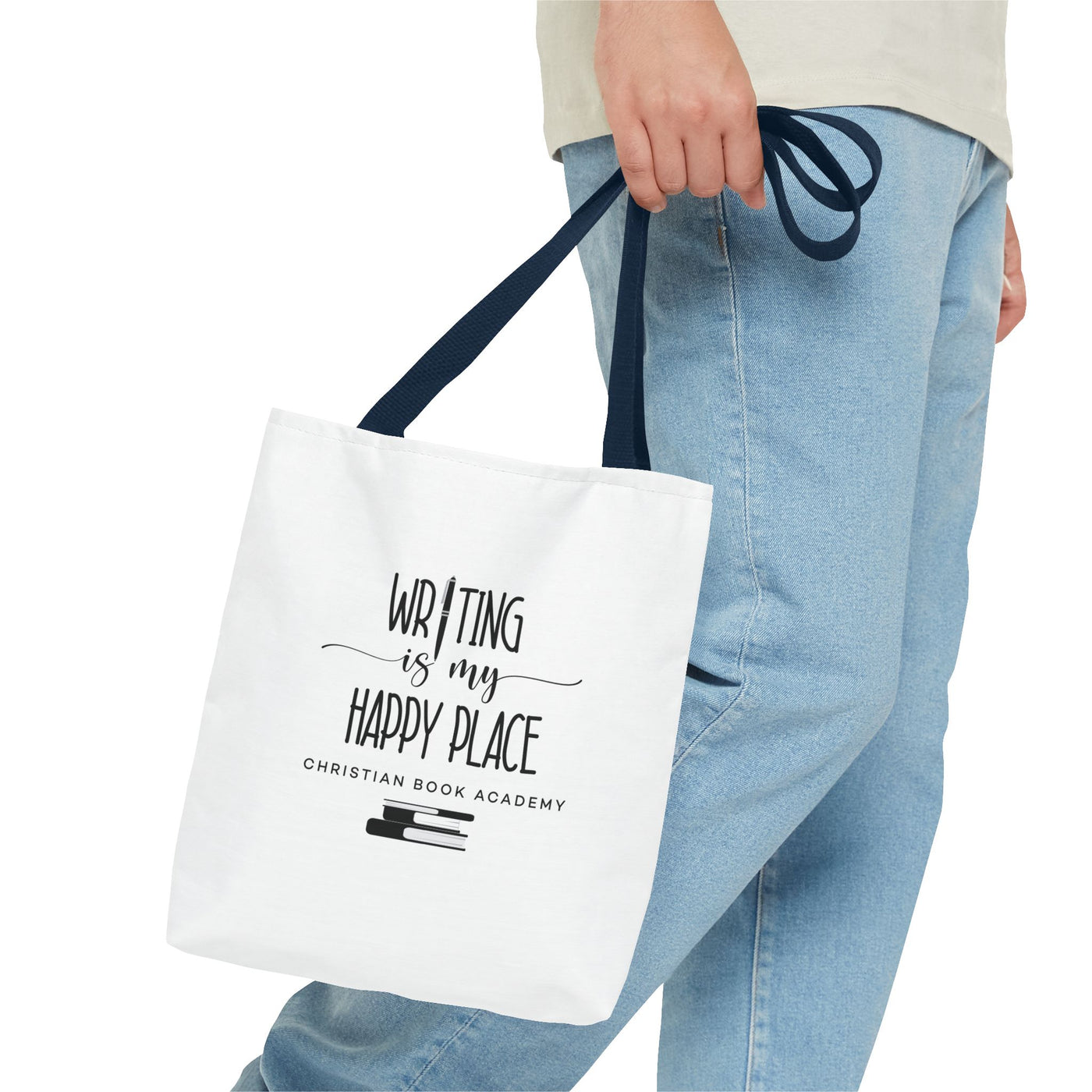 Writing is My Happy Place Tote Bag