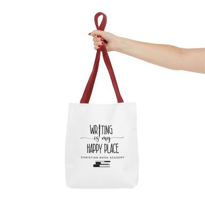 Writing is My Happy Place Tote Bag