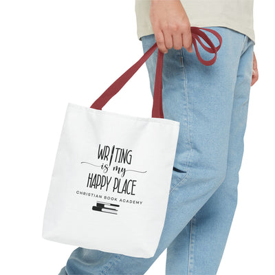 Writing is My Happy Place Tote Bag