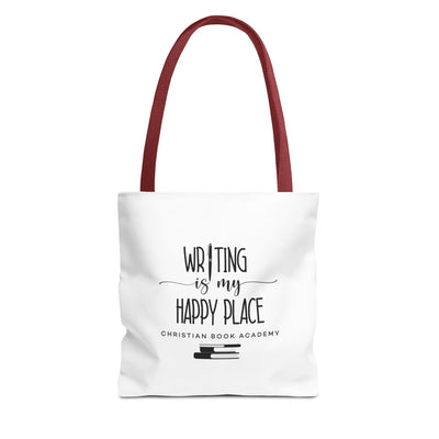 Writing is My Happy Place Tote Bag