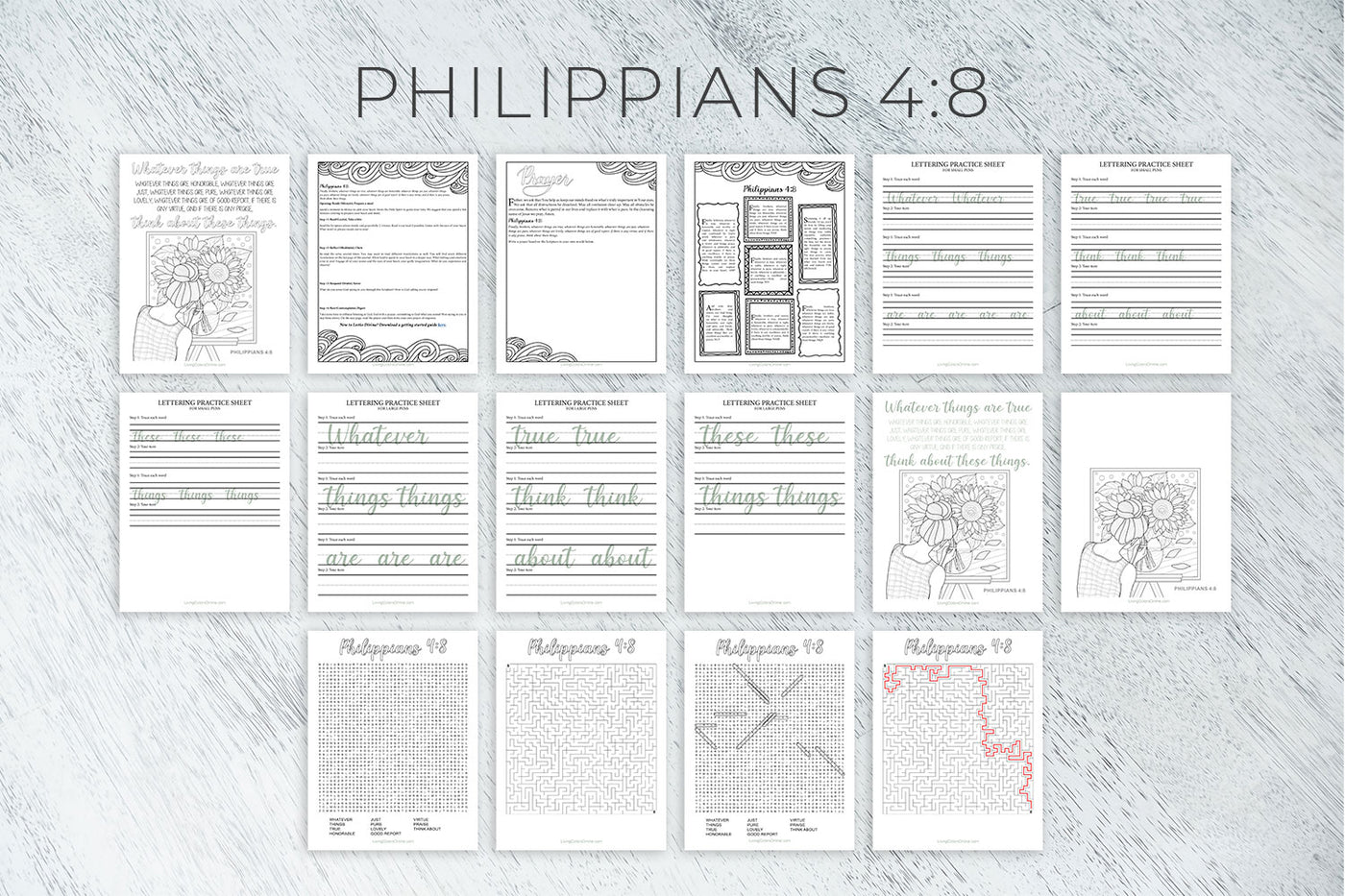 Scripture Printable Bundle #28: (Philippians 4:8) – Book Marketing Shop scripture-printable-bundle-28-philippians-4-8-book-marketing-shop