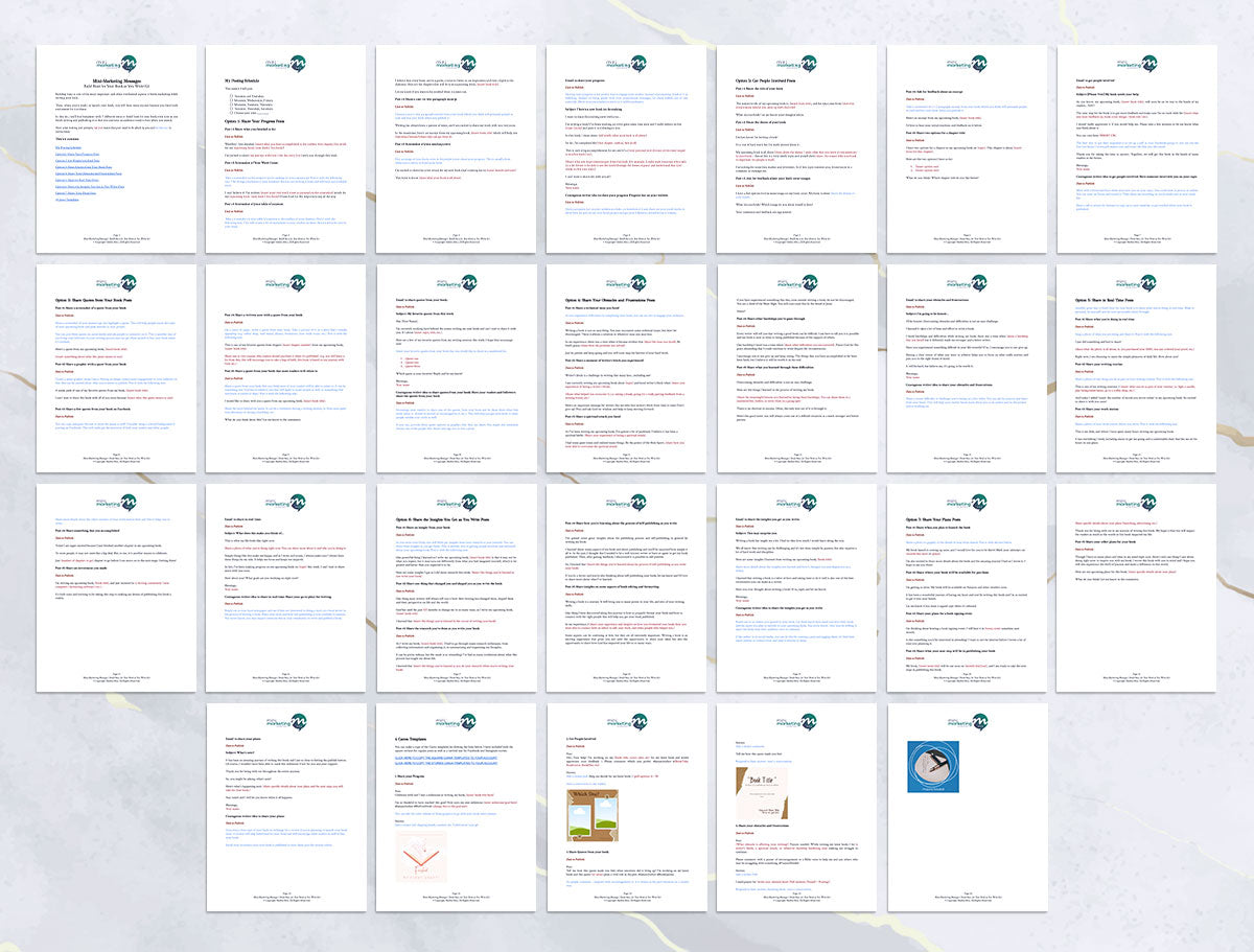 Mini-Marketing Messages Kit: Build Buzz for Your Book as You Write ...