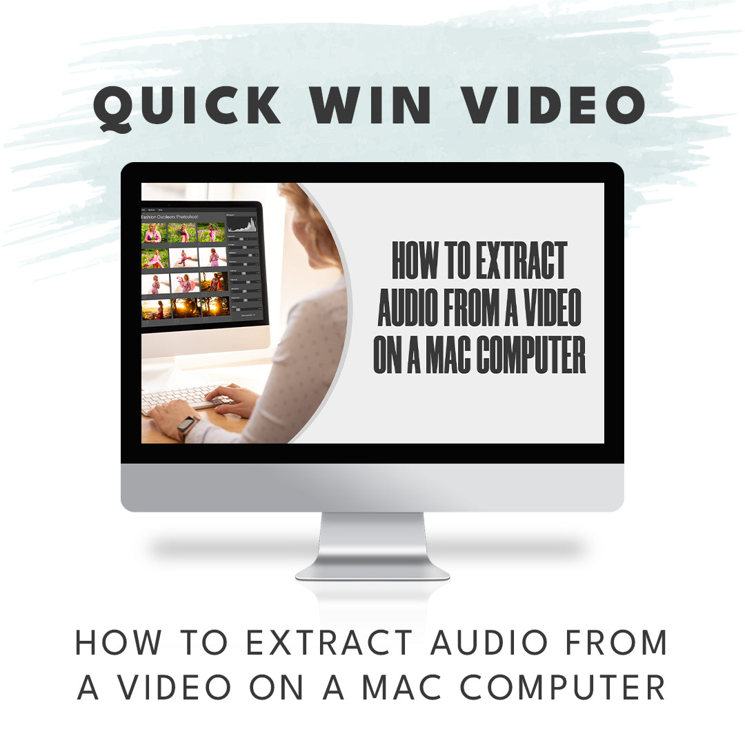 How to Extract Audio from a Video on a Mac Computer