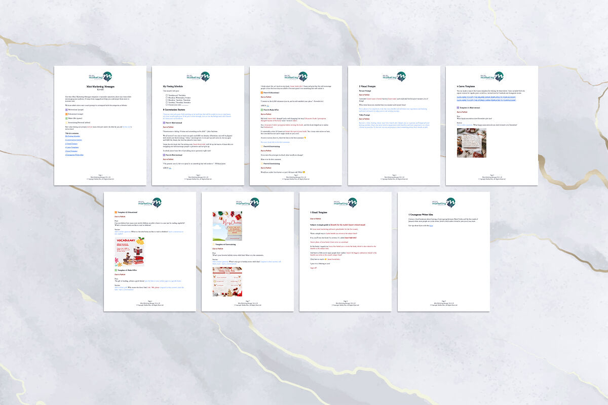 Mini-Marketing Messages Kit #20 – Book Marketing Shop