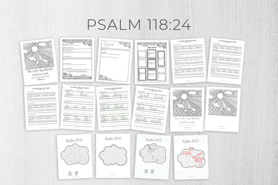 Scripture Printable Bundle #10 (Psalm 118:24)