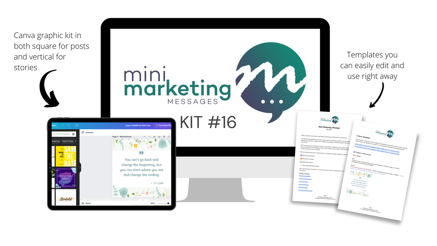 Mini-Marketing Messages Kit #16