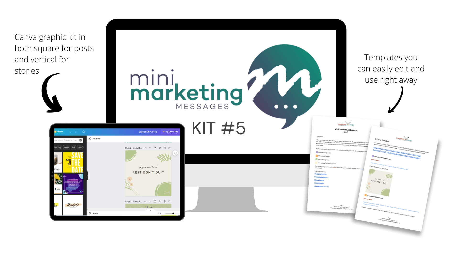Mini-Marketing Messages Kit #5 – Book Marketing Shop