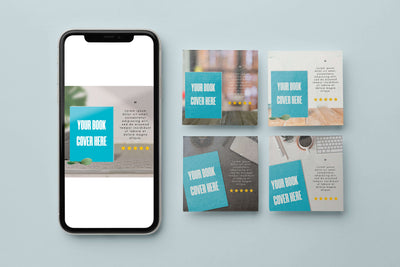 Canva Template #9 Book Review Graphics